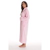 Just Love Plush Zipper Lounger Robe 6729-PNK-L Pink