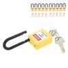 10 Sets 38mm Lockout Lock Dustproof Nylon Industrial Engineering Insulation