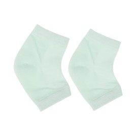 BIUDECO 5pairs Gel Heel Socks Moisturizing Fingerless Ankle Covers for Cracked Feet Breathable Design and Crack Foot Care