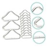 Totority 30Pcs Metal Triangle Buckles for Trampoline Replacement Portable Trampoline