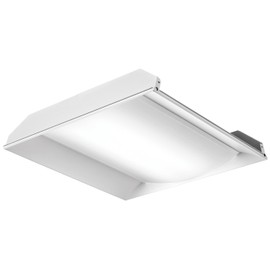 Lithonia Lighting 2FSL2 33L EZ1 LP840 LED Recessed Volumetric Architectural Troffer , 35 watts, 3300 Lumens, 2-Feet, White