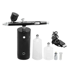 Rechargeable USB Airbrush Kit Portable Airbrush Compressor Spray Pump Handheld Airbrush Gun for FX Makeup Tattoo Painting Moisturizing