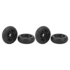 4Pcs Luggage Wheels 360 Degree Rotation Quiet Operation Replacement Universal