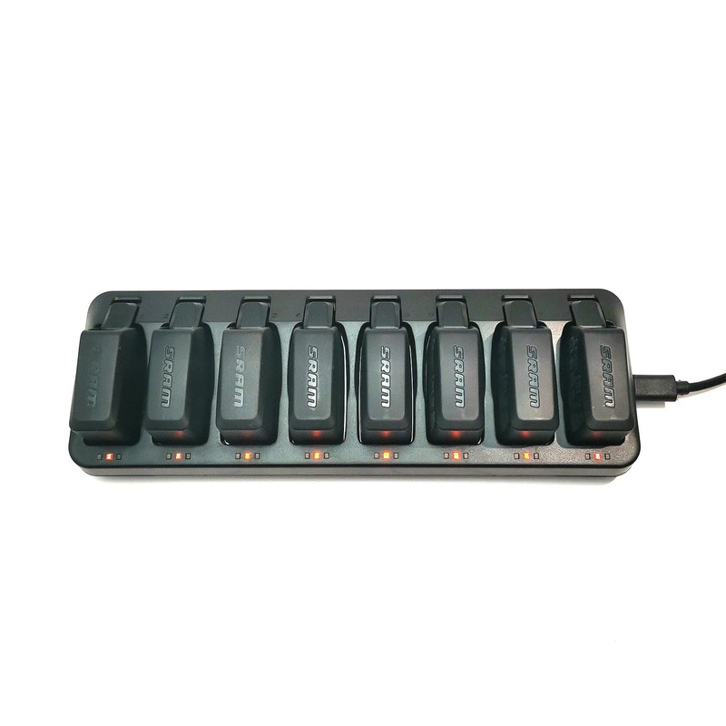 TAKWELL 8-Port Battery Charger for SRAM AXS/eTap System, Charge Fast