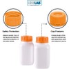 ISOLAB Set of 2 Plastic Laboratory Bottles (HDPE), 500 ml