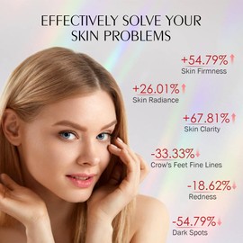 Red Light Therapy for Face, Portable LED Face Mask Light Therapy with Remote, 660nm & 850nm Near Infrared Red Light Mask with Timing Function, Reduced Wrinkles, Rejuvenating, Anti-Aging, at Home