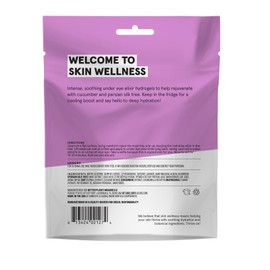 ACURE | parches de hydrogel rejuvenecedor para ojos, fórmula rejuvenecedora con pepino, sin minerales ni parabenos, 3 pares