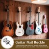 COYUN 6 Stück Gitarrengurt Knöpfe+6Stück Gitarren Gurt Schlösser,Strap Blocks Gurtblöcke,Metallende