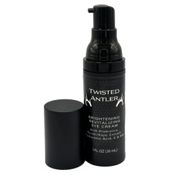 Twisted Antler Brightening Revitalizing Eye Cream w/Probiotics, Reishi Mushroom Extract, Kojic Acid, Hyaluronic Acid, Vitamin E & B5 - Anti-Aging, Smoothing, Firming Eye Cream - 1oz USA