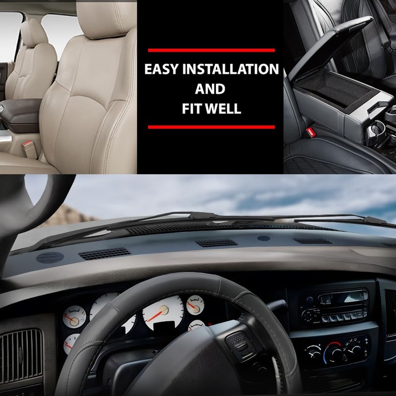 G-PLUS Front Upper Dashboard Panel Dash Cover,Compatible with Dodge Ram