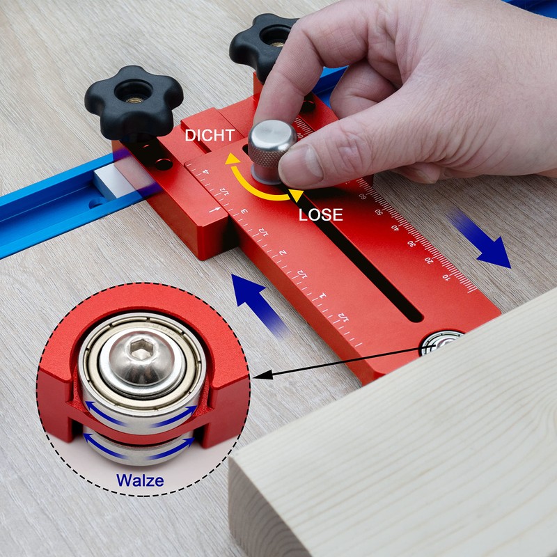 Extended Thin Rip Table Saw Device Circular Saw Rail Set,