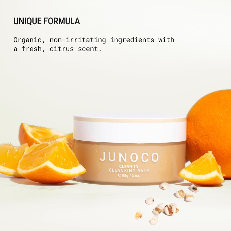 JUNOCO Clean 10 Cleansing Balm Minimal Ingredient Makeup Remover 85g