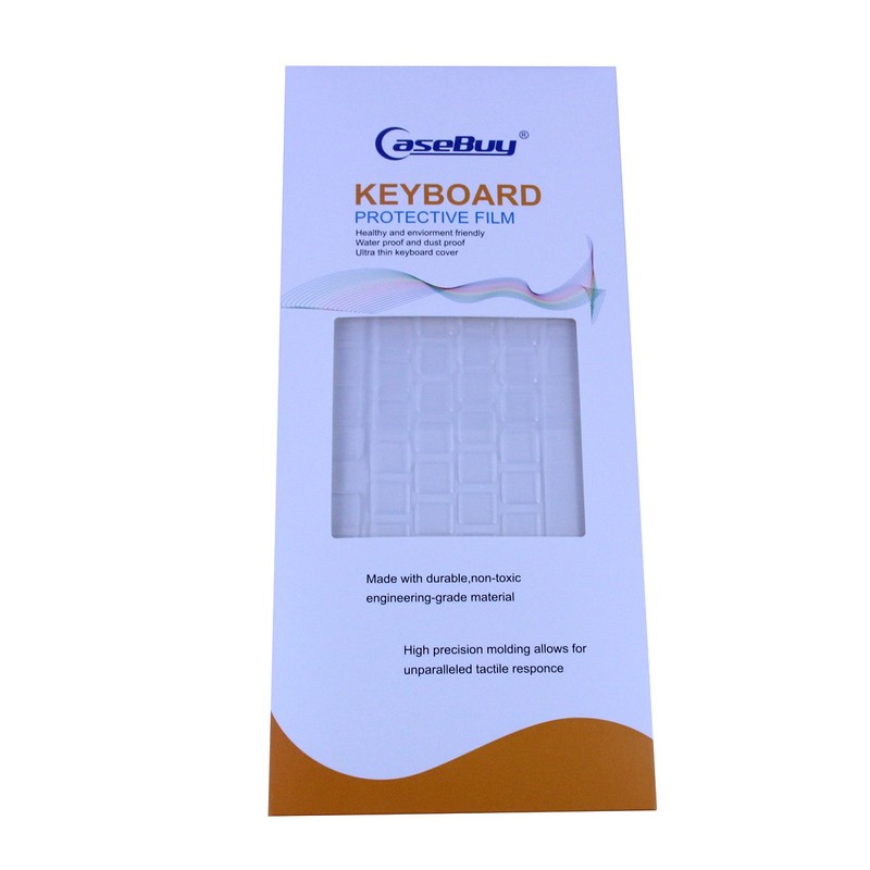 Clear Desktop Computer Keyboard Cover Skin for PC 104/107 Keys