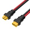 Zibee 12AWG 6.6FT XT60 Extension Cable Injection Molded XT60 Adapter