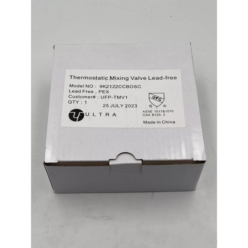 Edison Thermostic Mixing Valve 9K2122CCBOSC