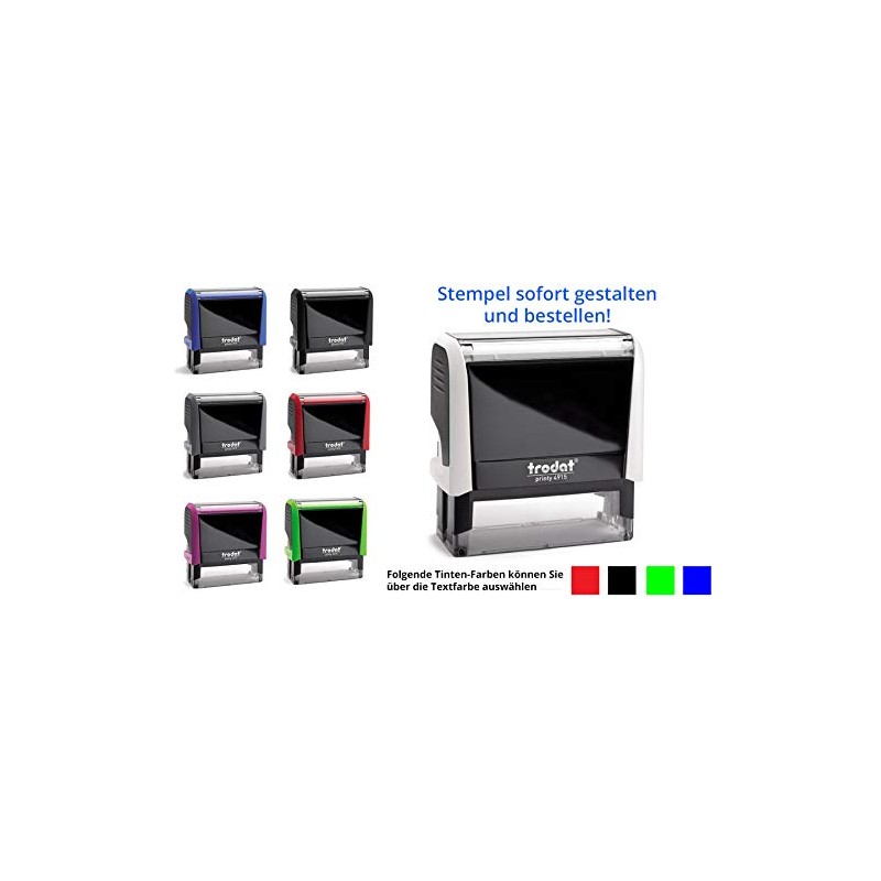 Trodat Printy 4915 Stamp (70 x 25 mm) for 5