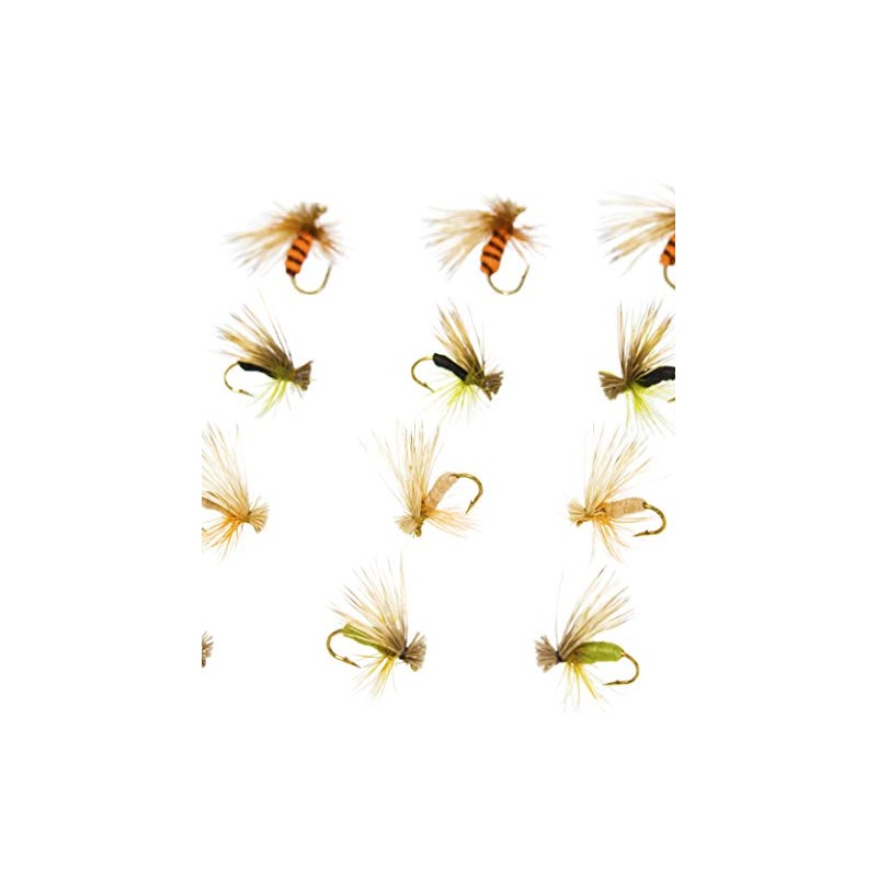 Outdoor Planet 12 Kingrey's Better Foam Caddis Dry Flies for