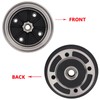 AUTOKAY 41038-0034 Front Brake Drum Fits for Kawasaki Mule 3000,