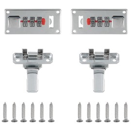 JianLing Combination Lock, Silver, Keyless, 3-Digit Password, Easy to Install, Suitable for Boxes