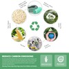 AYOTEE Compostable Trash Bags 8 Gallon Trash Bags Drawstring Unscented,