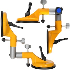 Seamless Seam Setter with 90-270 Degree Adjustable Vacuum Suction Cups for Seam Joining Leveling, Professional Solid Countertop Installation Tool for Granite, Stone, Marble, Slab, Orange, Pack of 1