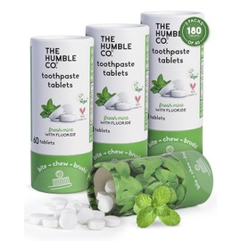 Humble Co. Chewable Toothpaste Tablets with Fluoride - Mint Flavor