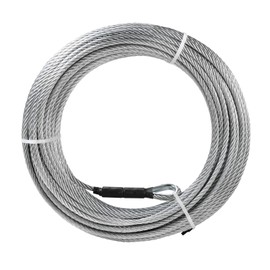 ZIPEAK 5/16" Aircraft Cable Galvanized Steel Zipline Cable with 7000 lbs Breaking Strength, Wire Rope-Wire Cable-Zipline Rope (130 FT)