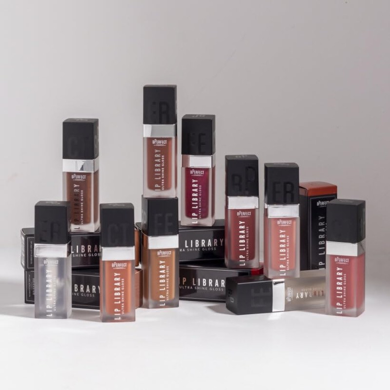BPerfect Lip Library Lip Gloss – High-Shine Hydrating Gloss with