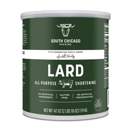 South Chicago Packing Traditonal LARD Shortening, 42 Ounces, Specialty Baking Shortening and Cooking Fat