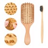 Universo en Linea Cepillo Madera Bambú Natural Ecológico + Regalo