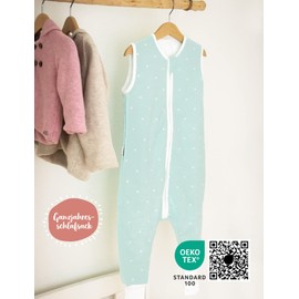 Ehrenkind® Baby Sleeping Bag with Legs Organic Cotton All-Year-Round Various Sizes, Colours and Patterns 80 cm