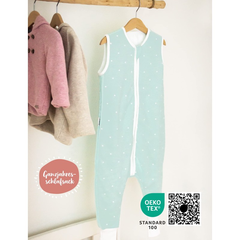Ehrenkind® Baby Sleeping Bag with Legs Organic Cotton All-Year-Round Various
