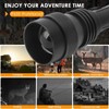 IR Flashlight Zoomable Waterproof Night Vision 850nm Infrared Flashlight for