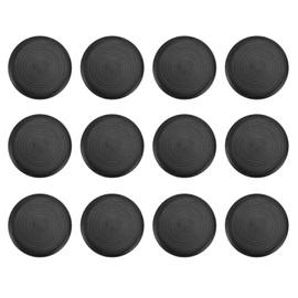 12pcs Arcade Button Cover Replace Mechanical Push Button Cover for Kailh for Cherry for TTC for Akko for Glorious Switches Black