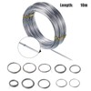 10Meters 304 Stainless Steel Spring Wire 0.1/0.12//0.2/0.3//0.4/0.5/0.6/0.7/0.8//1/1.2/1.3/1.5/1.8/2/2.2/2.5mm Spring Steel Soft