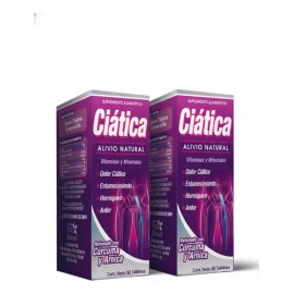 2pack Ciática | Alivio Natural De Dolor Y Nervios | 60 Tabs