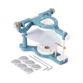 DENTASOP Articulador magnético dental, articulador de dentadura dentaria, articulador tipo C de gran tamaño para laboratorios dentales, dentistas y estudiantes de aprendizaje