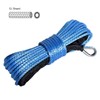 DEDC 1/4" x 50' Synthetic Winch Rope, Winch Cable Rope