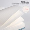 EMSHOI A5 Notebook Lined Journal - 320 Numbered Pages, 100gsm