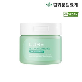 Kim Jeong-moon Aloe 큐어 피토그린 릴렉싱 토너패드 60매 Cure Phytogreen Relaxing Toner Pad 60pcs