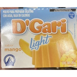 D'Gari 3 D'GARI Gelatin Dessert Sugar Free Strawberry Cherry. Gelatina Light NO Azucar
