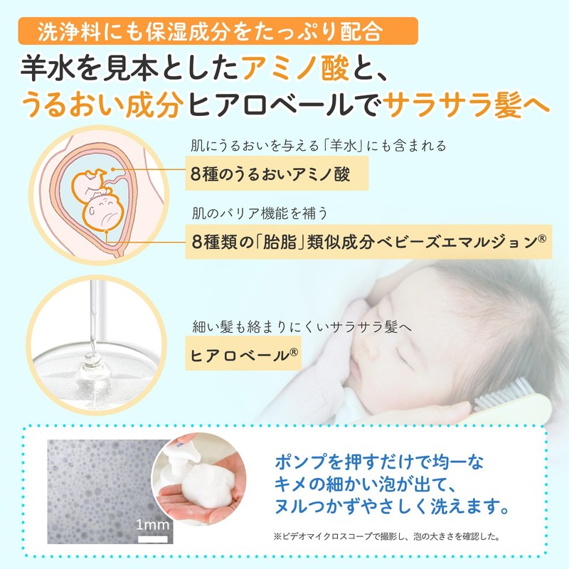 Baby Hair Shampoo, 12.5 fl oz (370ml)