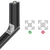 Aluminium Profile Angle Mounting Material, 30 x 30 Mounting Material