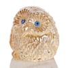 Crystal Golden Owl Figurine Collectible Gifts for Owl Lovers, Animal