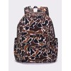 Brown camouflage Print Kids Backpack:_BA0139