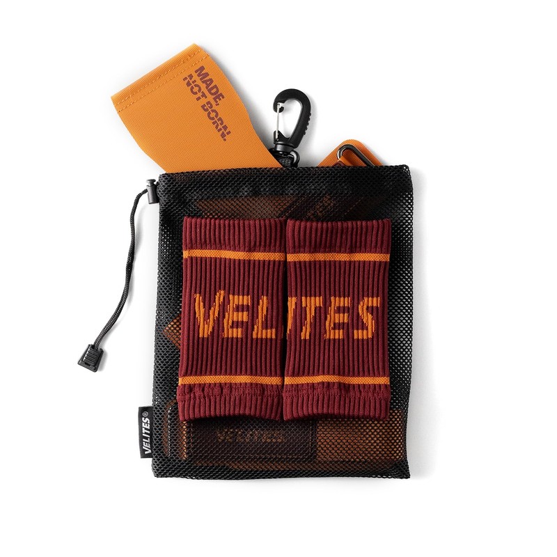 Velites All Terrain Chalk-Free CrossFit Hand Grips, Size M, Orange