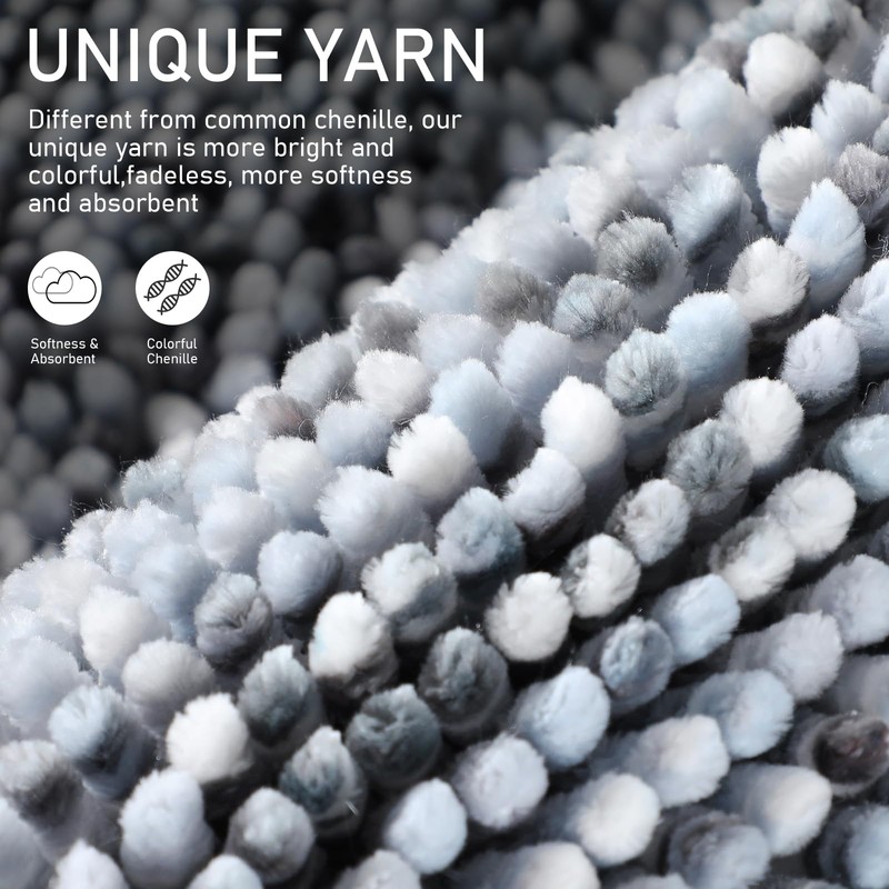 Yimobra Bath Mats for Bathroom Non Slip, 31.5x20, Extra Soft
