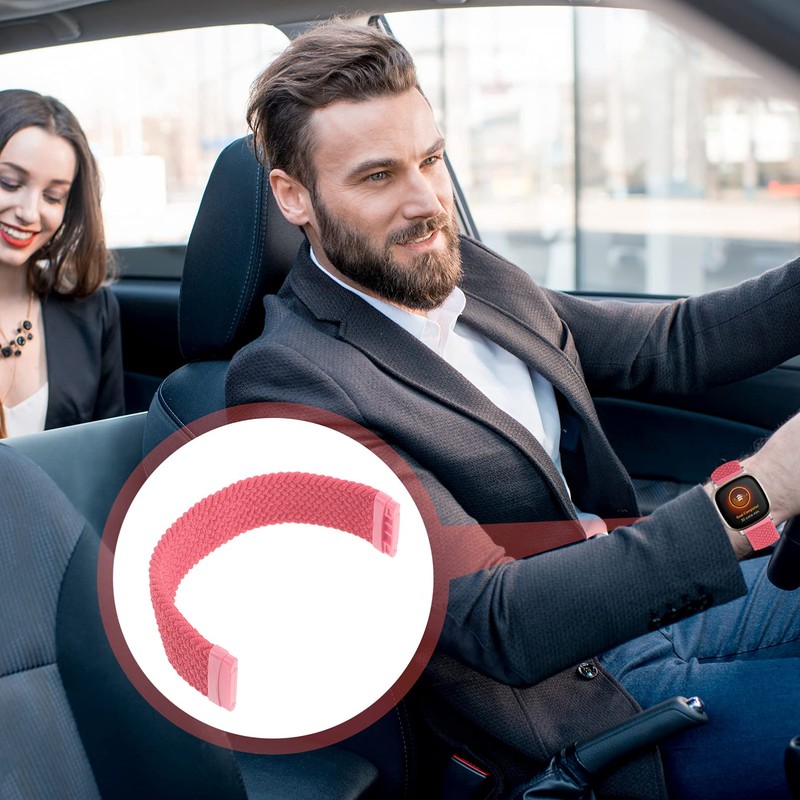 TEHAUX Compatible Knitting Watch Strap for Sense Comfortable Breathable Replacement