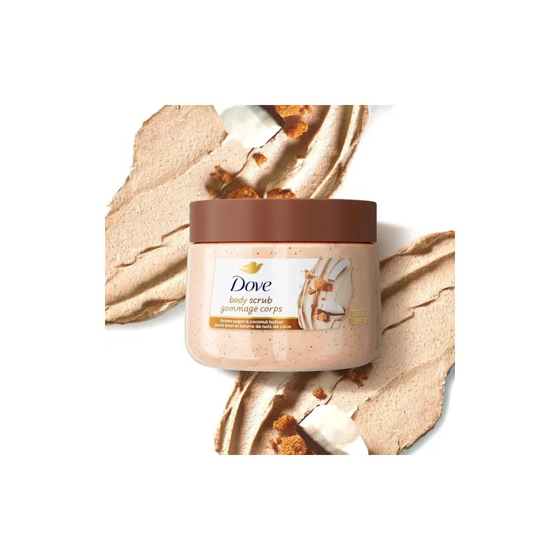 Dove Exfoliante Corporal Azúcar Morena Crema De Coco 425g