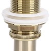 Pop Up Basin Drain Copper G1/4 Brushed Gold Corrosion Resistant